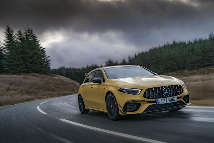  Mercedes-AMG A45 S 4Matic+ Aerodynamic Package (W177) 2019 года  (UK) (фото 46 из 68)